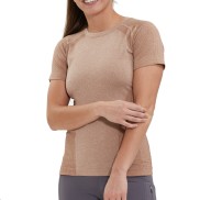 Endurance Halen Seamless S/S Women's Tee, Beaver Fur