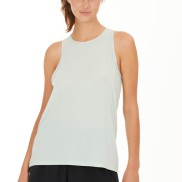 Endurance Mota Women's Slub Top, Green Lily