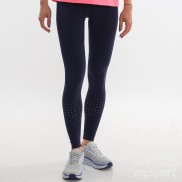 Endurance Winona Women's Waist Lasercut Tights, Dark Sapphire