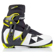 Fischer RCS Women's Skate Boots, Black/White/Yellow