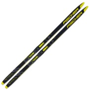 Fischer Sprint Crown IFP Junior Skis Set, Tour Step-In Jr BDG