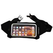 Fitletic Swipe Running Belt With A Window, Black