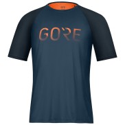 Gore Devotion Shirt Mens, Orbit Blue/Fireball
