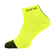 Gore M Light Mid Socks, Neon Yellow/Black