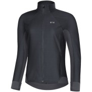 Gore R3 Partial Gore® Windstopper® Women's Shirt, Black/Terra Grey