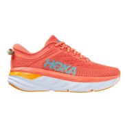 Hoka One One Bondi 7 Women's Shoes, Camellia/Coastal Shade