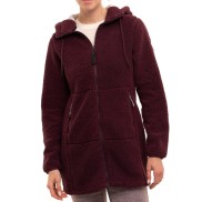 Icepeak Agra Women's Long Hoodie, Burgundy