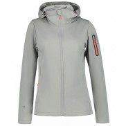 Icepeak Bridgewater Women's Softshell Jacket, Light Grey