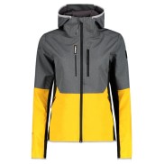 Icepeak Delli Women's Softshell jacket, grey/yellow