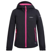 Icepeak Kappeln Jr Softshell Girls Jacket, Black/Pink | Meiteņu Softshell Jaka