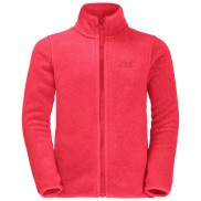 Jack Wolfskin Baksmalla Kids Fleece Jacket, Tulip Red | Bērnu Flīsa Jaka