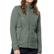 Jack Wolfskin Bergland Hybrid Women's Jacket, Hedge Green