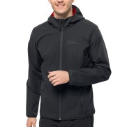 Jack Wolfskin Bornberg Men's Hoody Softshell Jacket, Phantom