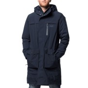 Jack Wolfskin Cold Bay Men's Hardshell Down Parka, Night Blue
