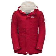 Jack Wolfskin Cosy Bear Girls WP Jacket, Indian Red