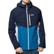 Jack Wolfskin Eagle Peak Hardshell Men's Jacket, Blue Pacific