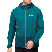 Jack Wolfskin Eagle Peak Ii Men's Softshell Jacket, Bay Blue
