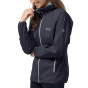 Jack Wolfskin Eagle Peak II Softshell Women's Jacket, Graphite