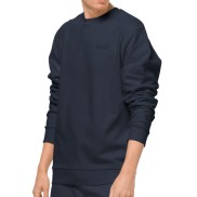 Jack Wolfskin Essential Crewneck Men's Top, Night Blue