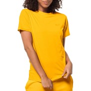 Jack Wolfskin Essential Women's Organic Cotton Tee, Yellow