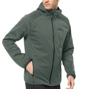 Jack Wolfskin Feldberg Hoody Men's Jacket, Hedge Green