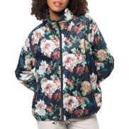 Jack Wolfskin Flower Women's Windproof Blouson Jacket, Night Blue