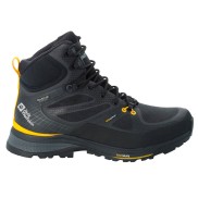 Jack Wolfskin Force Trekker Texapore Mid Men's Boots, Black/Yellow