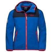 Jack Wolfskin Fourwinds Kids Softshell Jacket, Coastal Blue