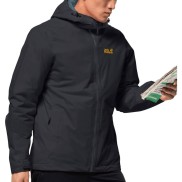 Jack Wolfskin Frosty Morning Men's Winter Hardshell Jacket, Phantom