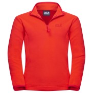 Jack Wolfskin Gecko Kids Fleece Jumper, Lobster Red