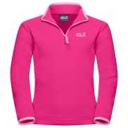 Jack Wolfskin Gecko Kids Fleece Jumper, Pink Peony