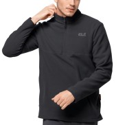 Jack Wolfskin Gecko Men's Fleece Jumper, Black