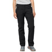 Jack Wolfskin Glastal Tall L Women's Softshell Pants, Black