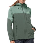 Jack Wolfskin Go Hike, Hedge Green | Sieviešu Hardshell Jaka