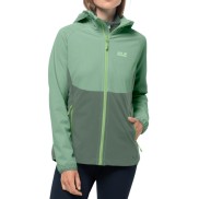 Jack Wolfskin Go Hike Women's Softshell Jacket, Hedge Green