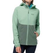 Jack Wolfskin Go Hike Women's Softshell Jacket, Hedge Green