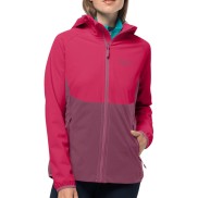 Jack Wolfskin Go Hike Women's Softshell Jacket, Violet Q