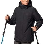 Jack Wolfskin Gotland 3in1 Men's Hardshell Jacket, Black