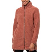 Jack Wolfskin High Cloud Women's Fleece Coat, Autumn Red