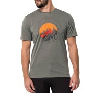Jack Wolfskin Hiking S/S Men's T-Shirt, Gecko Green