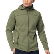 Jack Wolfskin Horizon Hooded Men's Jacket, Light Moss
