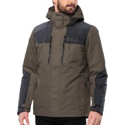 Jack Wolfskin Jasper 3in1 Men's Jacket, Cold Coffee