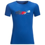 Jack Wolfskin Jumping Wolf Kids T-shirt, Coastal Blue