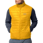 Jack Wolfskin JWP Windproof Quilted Men's Vest, Burly Yellow