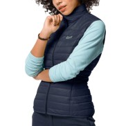 Jack Wolfskin JWP Windproof Quilted Women's Vest, Night Blue