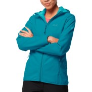 Jack Wolfskin Northern Point Women's Softshell Jacket, Dark Cyan