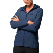 Jack Wolfskin Northern Point Women's Softshell Jacket, Dark Indigo