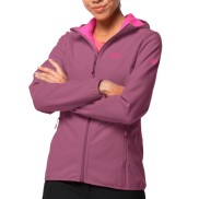 Jack Wolfskin Northern Point Women's Softshell Jacket, Violet Quartz
