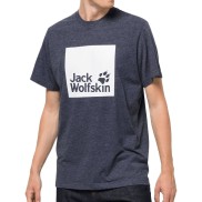 Jack Wolfskin Ocean Logo Men’s T-Shirt, Night Blue