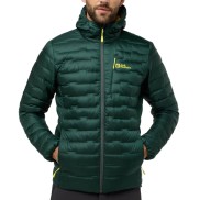 Jack Wolfskin Passamani Down Hoody Men's Jacket, Black/Olive